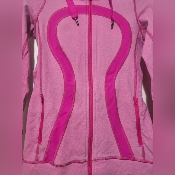 Lululemon Bubble Gum  Pink Zip-Up Hoodie - Picture 4 of 5